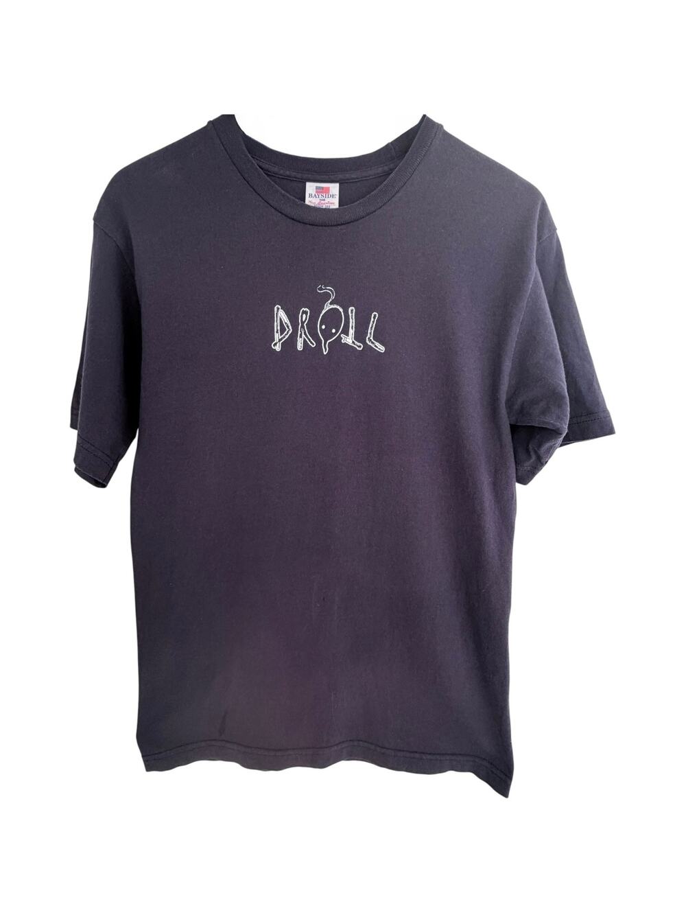 Drool Band T Shirt Mens Medium Black Bayside Made In USA Indie Rock Tee